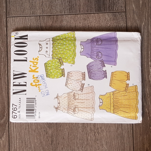 2 for $15 New Look 6767 Dress with Pantaloons - Picture 1 of 9